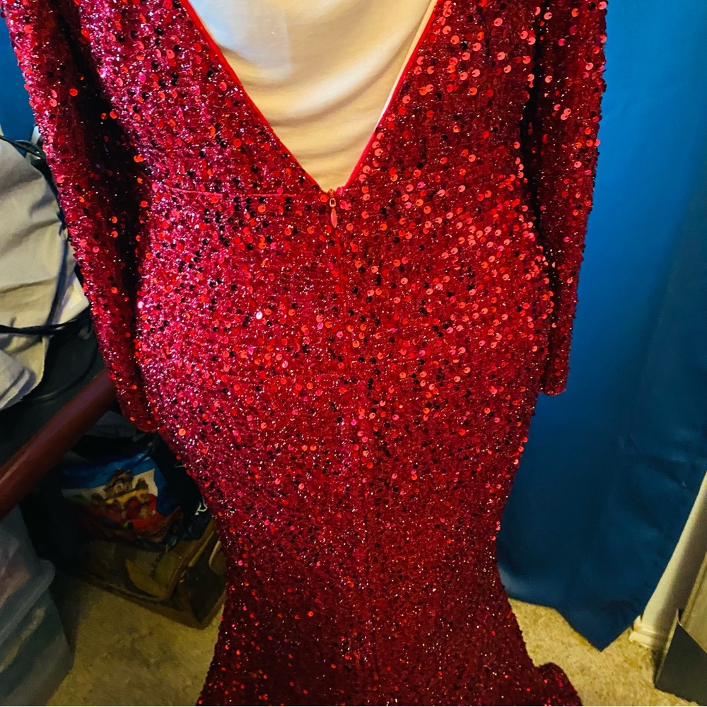 NWOT Red Cocktail dress NWOT - Picture 6 of 11